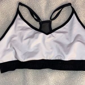 Victoria’s Secret PINK sports bra white black large